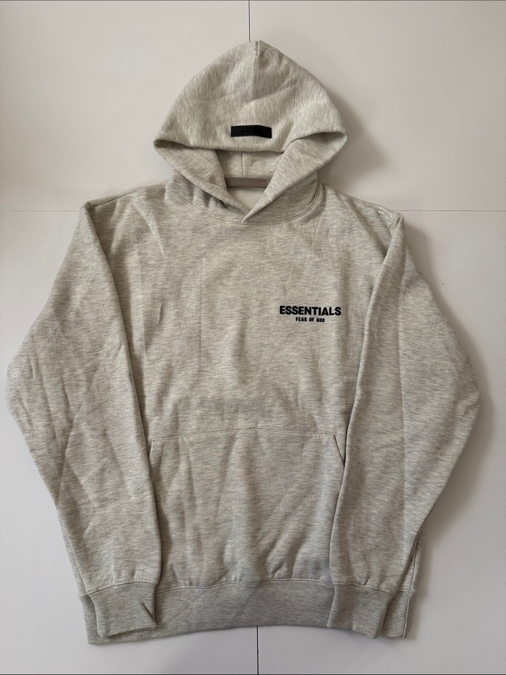 Essentials FEAR OF GOD Light Oat Hoodie